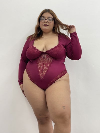 BODY ÉPICO MANGA LARGA BORDO