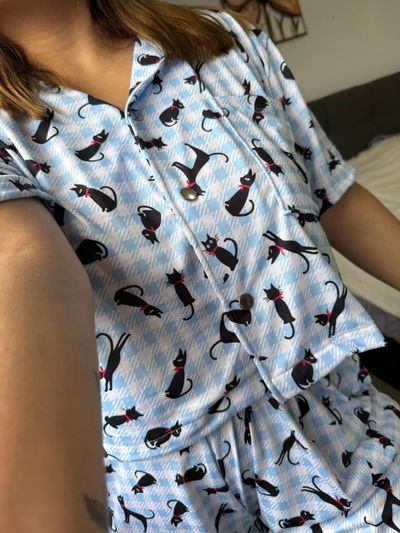 PIJAMA CORTO GATITO