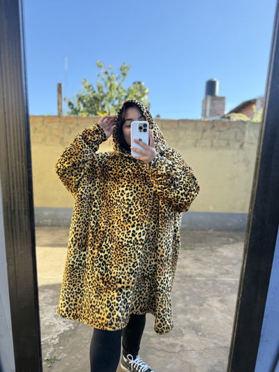 Maxi buzo print 