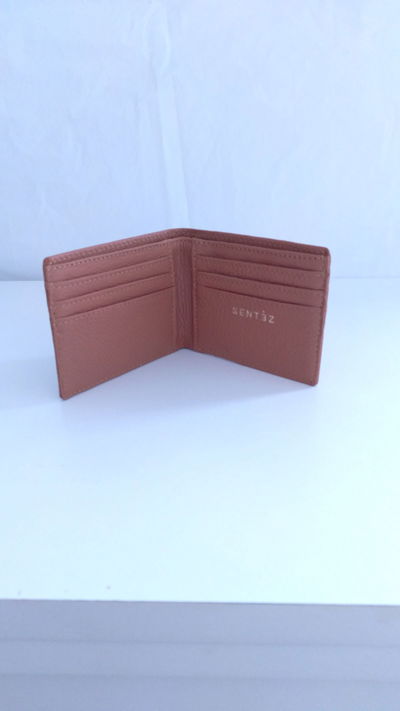 Billetera De Cuero Color Marrón Para Hombre - Cositas