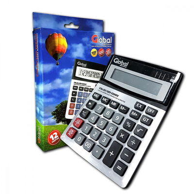 Calculadora 12 digitos Metalica