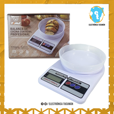 BALANZA DE COCINA CON BOWL
