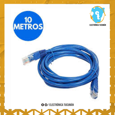 CABLE DE RED 10 METROS CAT 5
