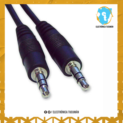 CABLE DE AUDIO AUXILIAR MINI PLUG 1.5M