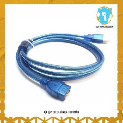 CABLE ALARGUE USB 2.0 EXTENSOR 3 METROS MACHO HEMBRA