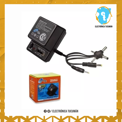 FUENTE DE ALIMENTACION UNIVERSAL MULTIVOLTAJE 800MA