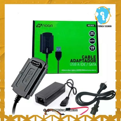 ADAPTADOR IDE, SATA A USB, DISCOS, NOGA - SEISA