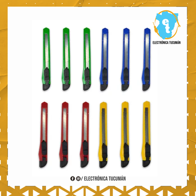 Cutter Trincheta Cortante Eco Pack Blister Xu