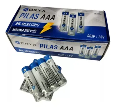 Pilas Triple A Pack X60 Unidades Oryx 