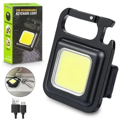 MINI LINTERNA LED LLAVERO RECARGABLE USB