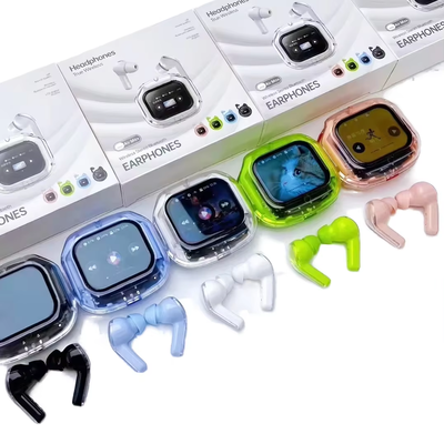 auriculares transparentes Air Max con pantalla táctil