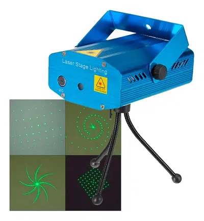 LASER LLUVIA AUDIO RÍTMICO MULTIPUNTO LUCES DJ FIESTAS