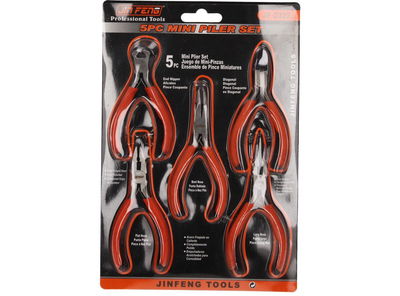 MINI PINZAS DE PRECISION ALICATE PUNTA UNIVERSAL X 5 PIEZAS
