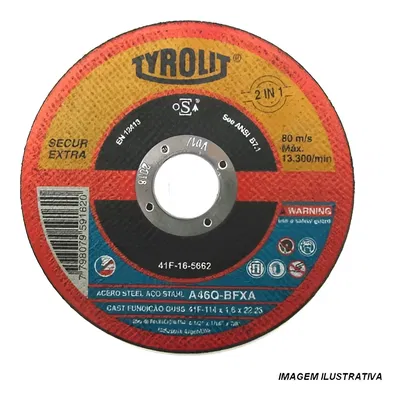 DISCO DE CORTE TYROLIT X UNIDAD