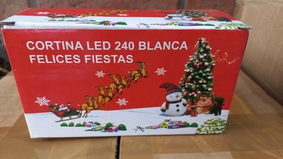 CORTINA 3x3m 240 LED BLANCO
