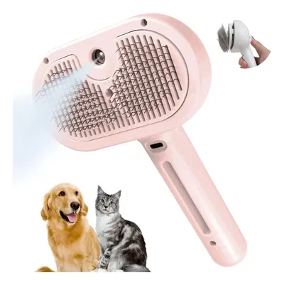 Cepillo A Vapor Autolimpiante para mascotas