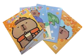 librito para colorear de capibara