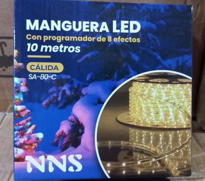 manguera led 10 metros calida
