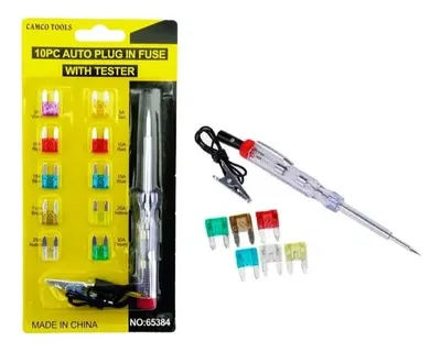 Kit Fusibles + Probador De Corriente