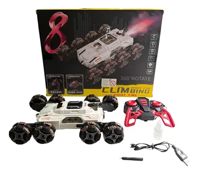 Auto A Control Remoto Todo Terreno 360 Trepa Gira Rotacion