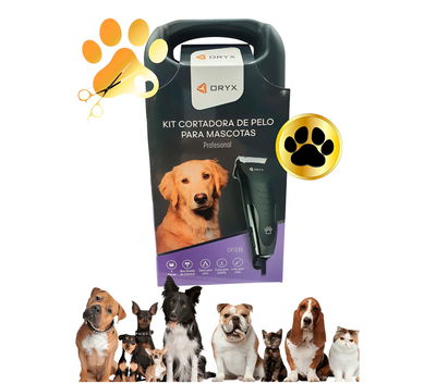 Kit cortadora de pelo para mascotas Oryx