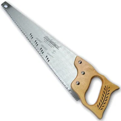 (PREVENTA) Serrucho carpintero con mango de madera 18