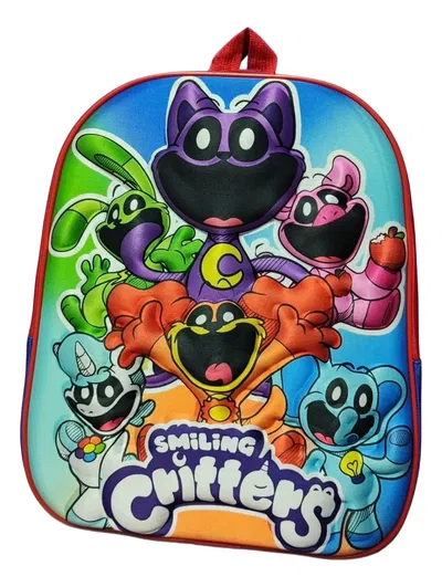(PREVENTA) mochila jardin 12″ 3d 1 cierre CRITTERS