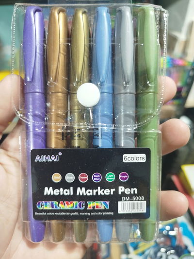 MARCADORES METALIZADOS X6