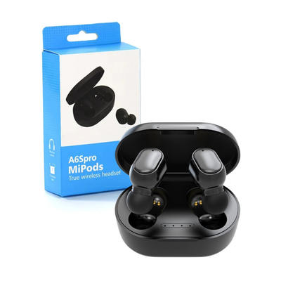 Auriculares In-ear Inalámbricos Bluetooth A6s Negro