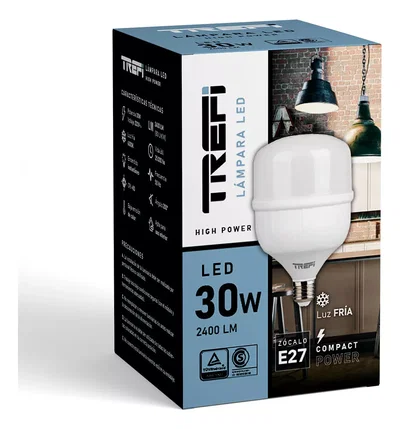 foco galponero trefi 30w frio