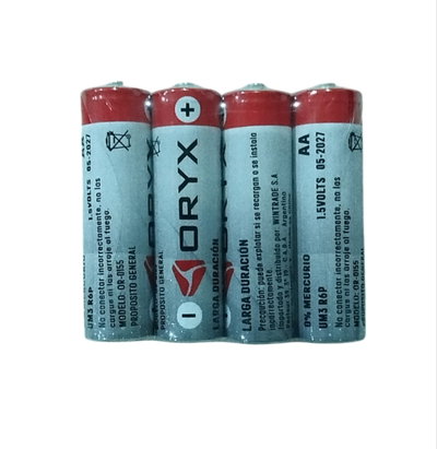PILAS DOBLE A ORYX X4