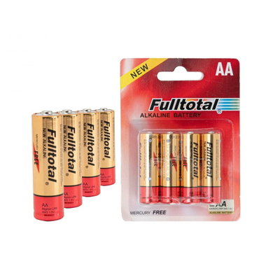 Pilas Doble A Fulltotal Alcalinas x 4