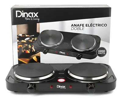 Anafe Electrico Doble Dinax 2200W 