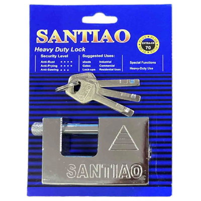 CANDADO METAL PERNO 70MM