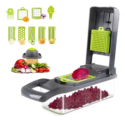 Mandolina 16 en 1 Cortador Rallador Verduras 32cm