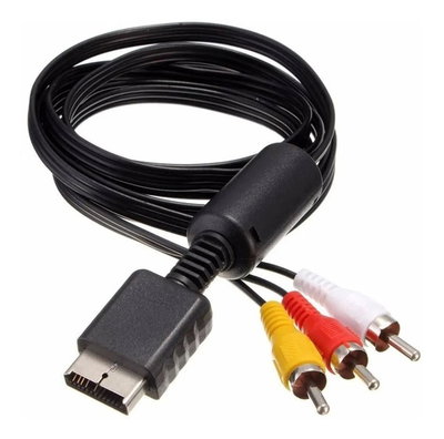CABLE DE AUDIO Y VIDEO RCA A TV PARA PLAY STATION PS1 PS2 PS3