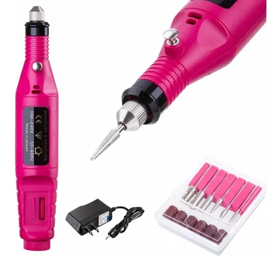 TORNO ELÉCTRICO PROFESIONAL MANICURA PEDICURA UÑAS ESCULPIDA