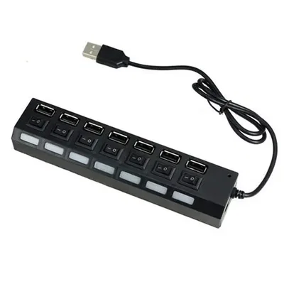 HUB MULTIPLICADOR USB DE 7 PUERTOS USB 2.0