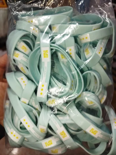 PULSERA DE SILICONA ARGENTINA MUNDIAL PACK x 10U