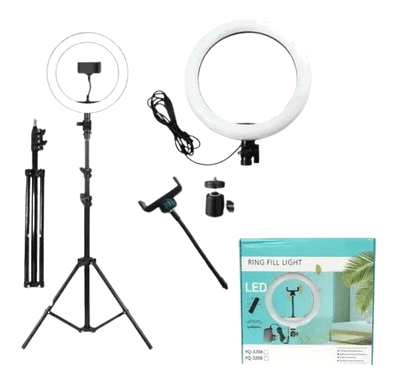 Aro led blanco 14 + tripode 2m4