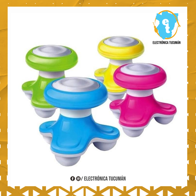 MINI MASAJEADOR CORPORAL PORTATIL – ANTI STRESS 3 PATAS