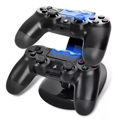 base de carga doble para joystick ps4