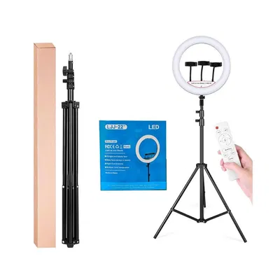 Aro Led 26cm + Tripode 2.1m + Soporte Celular Profesional