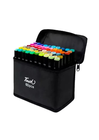 Marcadores Colores Doble Punta x 60u
