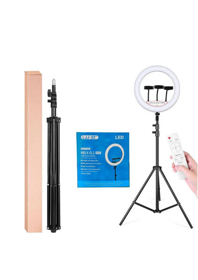 Aro Led 26cm + Tripode 2.1m + tripode 2m