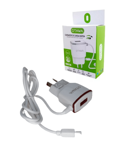 CARGADOR OTAWA TIPO C+USB 3.1A