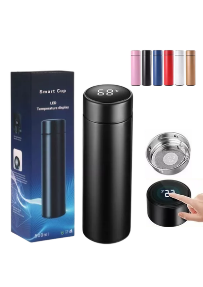 botella Acero Inox con Sensor Temperatura Botella 500 Ml