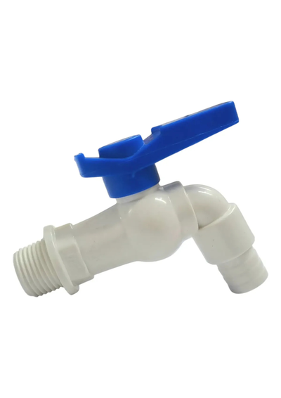 CANILLA DE PVC Blanca De media pulgada (10% Dcto. x 6u)