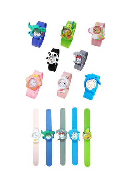 Reloj Pulsera Infantil Unisex Silicona Personajes Ajustable