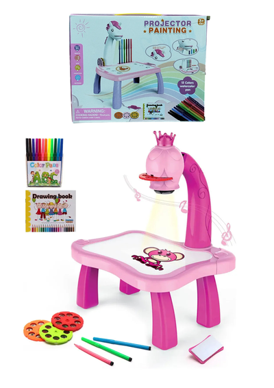 Mesa Proyector Infantil Para Dibujar Con Luz 